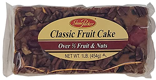 image for Jane Parker Fruitcake Triple Delight Fruit Cake Assortment, 3 Pound Gi
