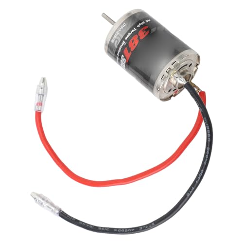 Mejores review On-line Motor eléctrico pesca - los mas comprados. 37 Motor Cepillado 380, Motor Cepillado de Baja Fricción de 38 Vueltas Motor RC de Alto par de Acero Inoxidable para Modelo 1/16