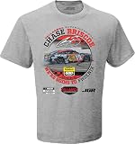 Chase Briscoe #19 NASCAR 2025 Talladega Speedway Winner 10.19.2025 Win T-Shirt (US, Alpha, X-Large, Regular, Regular) Gray