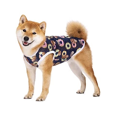 Dog Summer T-Shirt Cool Quick Dry Dogs T-Shirt,Breathable Mesh Stretchy Dog Vest Pet Outfit Costume Apparel for Medium Large Dogs(Navy Blue,5XL) Cover