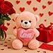 Imagen de Oso de peluche «Love» de 32 cm con corazón
