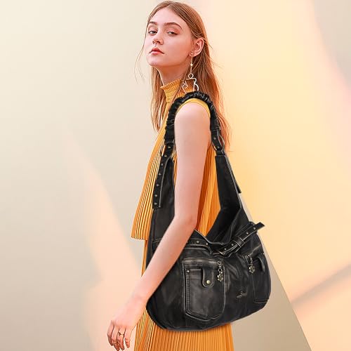 Bolso Hobo Grande para Mujer Angel Kiss de Cuero Vagen miniatura 2