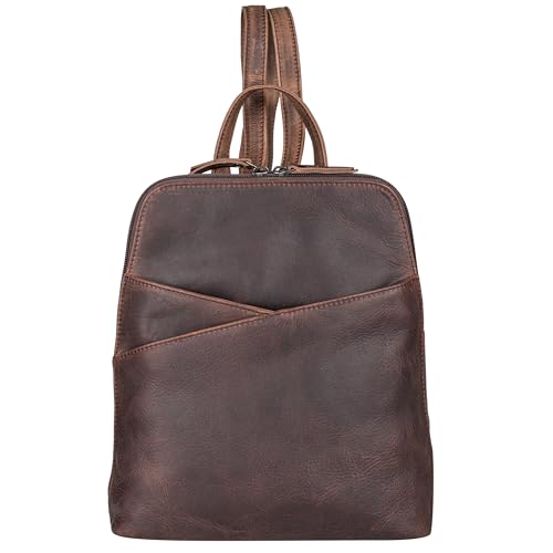 Lady Conceal Unisex Concealed Carry Jayden Leather Backpack