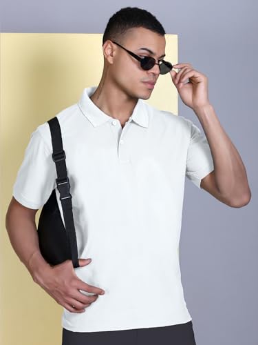 Image of FYLTR Men's Solid Polo | Regular Fit | Casual Polo Shirts for Men