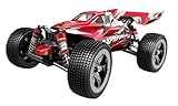 Quinmar 1/16 Scale 4WD RC Monster Truck, High Speed 37MPH, 550 Powerful Motor, All-Metal Transmission, 2.4GHz RC, Off-Road All Terrain Vehicle, Water Resistant with Rechargeable Battery(167RED)