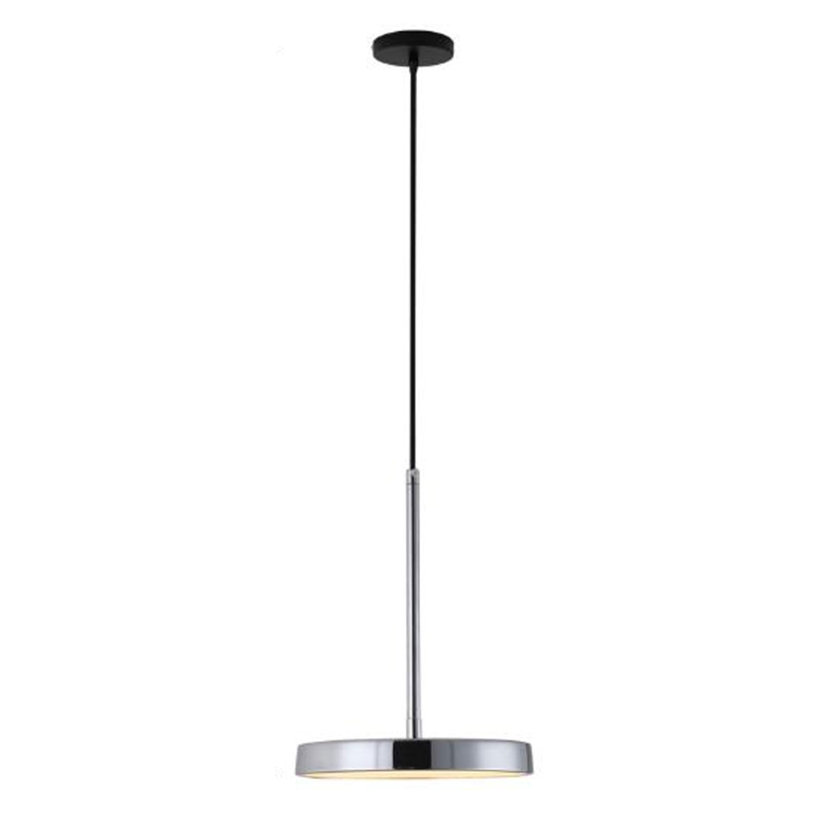 RSZCSMO Minimalist Wrought Iron Bedside Pendant Light Acrylic LED Disc Single-Head Dining Hanging Lamp Suitable for Study, Hallway, Bar Counter Lighting Fixture