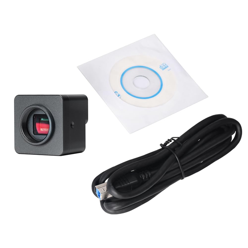 CáMara de Microscopio USB 4K UHD CáMara USB Digital de 8MP con Sensor de 1/1,8 Pulgadas, Interfaz USB2.0