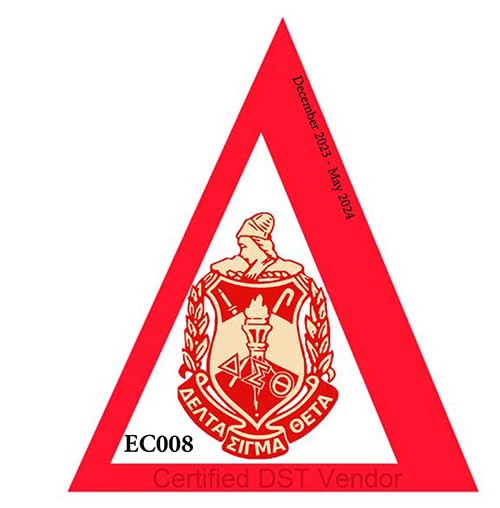 Delta Sigma Theta Sorority Bucket Hat-Red/White, One Size