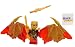 LEGO Ninjago Crystalized: Kai Golden Dragon Minifig with Fire Sword and Dragon Sword