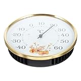 UKCOCO Innen Outdoor Thermometer Raumtemperaturmonitor Für Zuhause Gewächshaus Büro Mit Großem Display Und Fortschrittlicher Sensortechnologie Handlich Und Leicht Tragbar