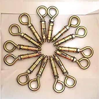 MINSALES� Anchor Round Close Brass Hook Fasteners, Brass Hook Best Bolts -(Color - Golden) (8mm, 8) (B0BRQ5NDLJ) Amazon Price History, Amazon Price Tracker