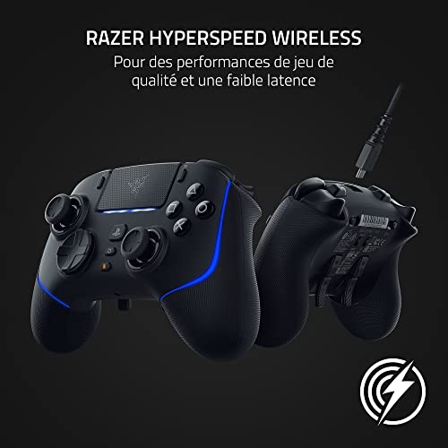 Razer Wolverine V2 Pro - Manette de jeu sans fil pour consoles PS5 et PC (HyperSpeed Wireless, Mecha-Tactile Action Buttons, 8-Way Microswitch D-Pad, HyperTrigger) Noir