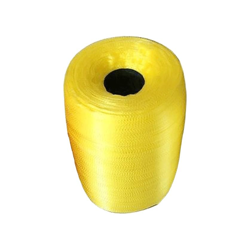 Siatkowe torby na owoce, Długa siatka cylindryczna z nylonowej siatki, do pakowania w supermarketach, do pakowania zabawek, do pakowania owoców(Yellow,50m)