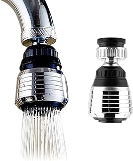 360 °Swivel Kitchen Tap Spray Head Tap Adapter for Kitchen,Sink Tap Filter Sink Tap Rotatable 360 Degree Swivel Faucet Kitchen Tap Aerator for Bathroom Kitchen Tap Nozzle Filter Adapter