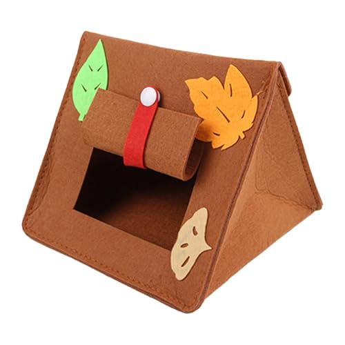 Generisch Casa de Fieltro para hámster, de Fieltro para Loros, Hamaca para Animales pequeños, cómodo de ocultación, Cueva Lavable para Animales pequeños, Elegante para Chinchillas, hámsters