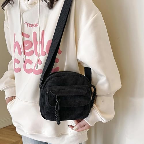 Image of Kawn Women Crossbody Bag, Aesthetic Mini Cute Purse, Shoulder Bag with Outer Pocket For Daily Use Work Travel Beaches, Portable Handbag Bag, Comfortable and Trendy Design