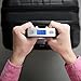 Eat Smart SmartGrip Portable Instant Read Digital Handheld Luggage Scale, Compact, Easy to Read, Lightweight, Durable, High 110 lb Capacity, Battery Included, Silver