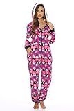 6293-S Just Love Adult Onesie Pajamas, Luv Pug, Small