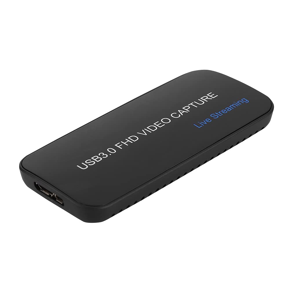 Scheda di acquisizione video USB HDMI HD, scheda di acquisizione video per, Mac e Linux, ingresso HDMI 1080p/60 Hz e 4K 30 Hz, plug-and-play con USB 3.0 per lo streaming e