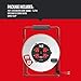 CRAFTSMAN 75 Ft. Contractor Retractable Extension Cord Reel with 4 Grounded Outlets, Heavy-Duty Steel Drum, 12AWG SJTW Cable, CSA Certified
