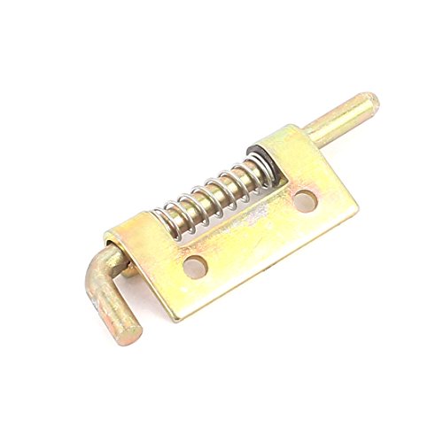 Sourcingmap 4pcs Cabinet Door 55mm Long Spring Loaded Metal Left Barrel Bolt Latch - Image 2