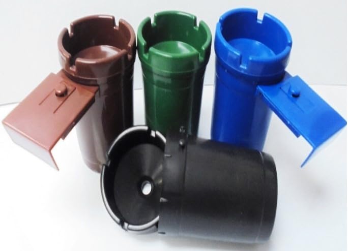 HHB Eclipse cup holder ashtray with removable arm, color picked at random. Each order include i cup. (Blue)