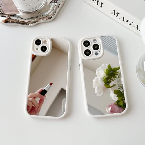 Coque lapin rose iPhone 15 Pro Max miroir pour le maquillage quotidien
