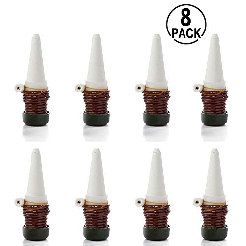 Amison 8 pezzi automatico di irrigazione, Acqua Dispenser per ceramica Zimmer Pianta Spikes irrigazione, Bonsai, piante, fiori