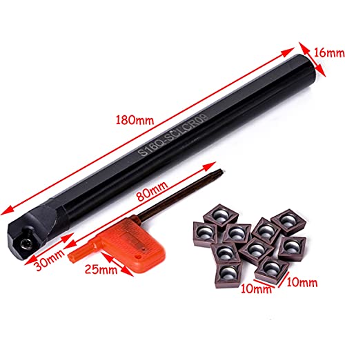 Juego de herramientas para torno CNC con 10 insertos de carburo miniatura 2