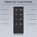 Replacement Remote Control for Bose Soundbar Series II 418775 410376 431974 845194, Ergonomic TV Sound System Remote Control, for Children Adults Elderly (Black)