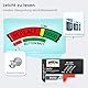 Dlyfull Batterietester Pro mit Magnet-Halterung gegen Herausfallen – Batterie Tester für AA, AAA, C, D, 9V & 1.5V Knopfzellen – Präzises Batterieprüfgerät ohne Strom