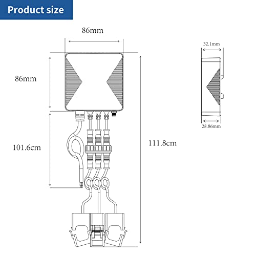 Wifi 3-Phase Clamp Meter, Smart Home Energy Monitor With 3 200A Circuit Level Sensors | Vue - Real Time Electricity Monitor/Meter #TOP4