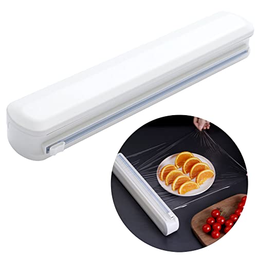 Distributeur Film Alimentaire Coupe Papier - Accessoires de Restaurant Cutter Découpage Organisateur Convient Aux Largeurs InféRieures à 32 CM pour Feuille...