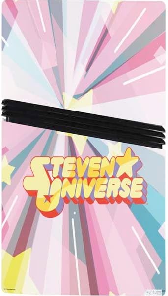 Skinit Decal Gaming Skin Compatible with PS5 Pro Bundle - Officially Licensed Cartoon Network Steven Universe Steven Universe Logo Design