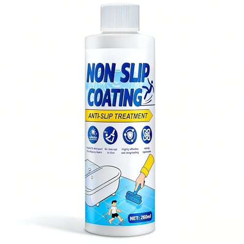 AllisWay Revêtement Antidérapant Transparent, Revêtement Antidérapant, Convient Pour les Salles de Douche les Escaliers, Antidérapants pour Intérieur et...