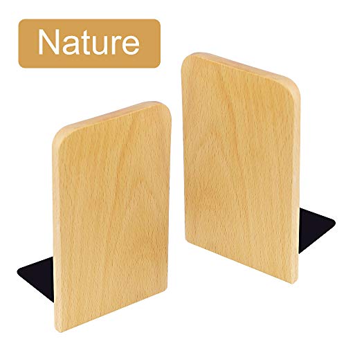 Reggilibri In Metallo Rosso - Coppia, 17.5x13.5x11 Cm, Per Libreria Ordinata - Foto 2