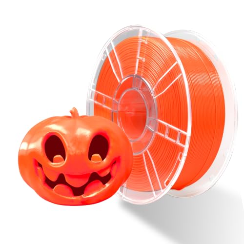 Image of iBOSS PETG 3D Printer Filament 1.75 mm Orange 1KG (2.2lbs) Spool 3D Printing Filament, Dimensional Accuracy + /- 0.02 mm, Neatly Wound 3D Filament Fit Most FDM 3D Printers (PETG Orange)