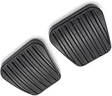 2Pcs Car Brake Clutch Pedal Pad Rubber Cover Compatible with for Opel Compatible with for Kadett 1984 1985 1986 1987 1988 1989 1990 1991