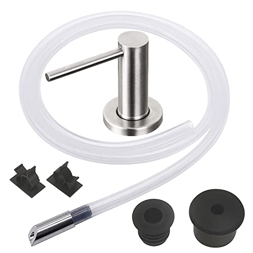 キッチンシンク ソープディスペンサー 47インチ 延長チューブキット 漏れと逆流を防止 食品グレードの304ステンレススチール 1パック