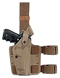 Safariland 6004 Earth Brown Beretta 92, 96 SLS Hood Tactical Gun Holster (Left Handed)