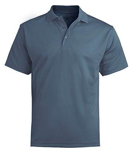 Averill's Sharper Uniforms Men's Moisture Management Hi-Performance Polo Shirt 5XL Slate Blue