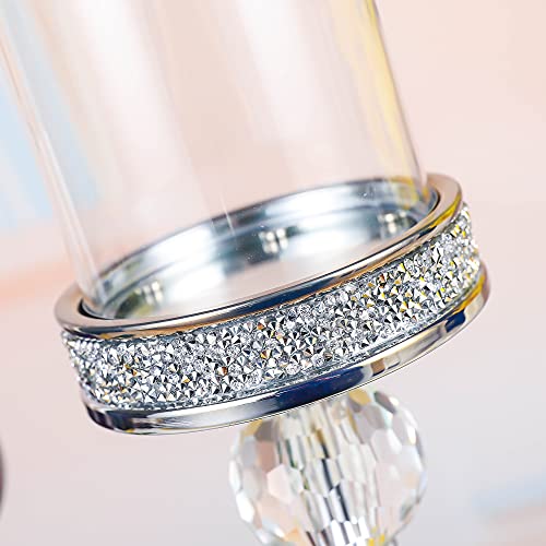 Candle Holders For Pillar Candle, Pillar Crystal Candle Holders, Candlesticks Holder For Wedding, Dining Coffee Table, Centerpieces, Home Decor Ch00Xm #TOP6