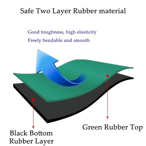 Image of Large High Temperature Soldering Mat, Anti-Static Rubber Mat, Electrostatic Discharge Protection Mat for Laboratory Tablet Repair(60x300cm /23.6x118in)
