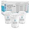PH001 3-Pack Alkaline Water Filter – Replacement Cartridge for Invigorated Water Pitcher – Water Purifier, Filtration System for Pure Drinking Water – 96 Gallon Capacity