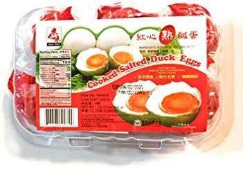 Asian Taste Cooked Salted Duck Eggs 12.70 Oz(2 Pack)红心熟鹹蛋
