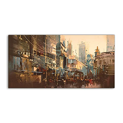 Image sur verre anti-poussière 140x70cm pour grand mur salon vide