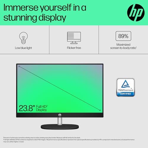 HP All in One 24,13th Gen Intel Core i5-1334U, (8GB DDR4,512GB SSD),Microsoft365* Office2024, Win 11 Home, 23.8inch(60.5cm) FHD,Three Sided Micro... - Image 6