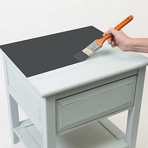 Image of Rust-Oleum Charcoal Chalked All-in-One Ultra Matte Paint | One Coat Coverage | No Primer, Sanding, Or Topcoat Needed | Easy Clean Up | Made in USA | 30 OZ | 2 Pack