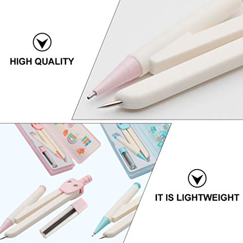 Toyvian 2Pcs Estudante de Matemática Geometria Bússola Desenho E Desenho de Bússola de Precisão para