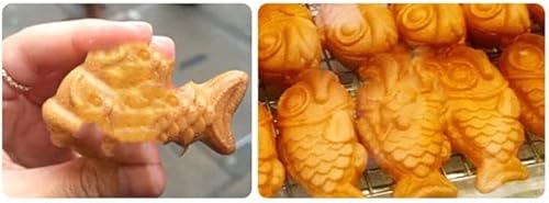 Miniatura 2 de LPG gas Mini Fish Shaped Waffle Maker Electric 14pcs Small Taiyaki Pan Cake Machine